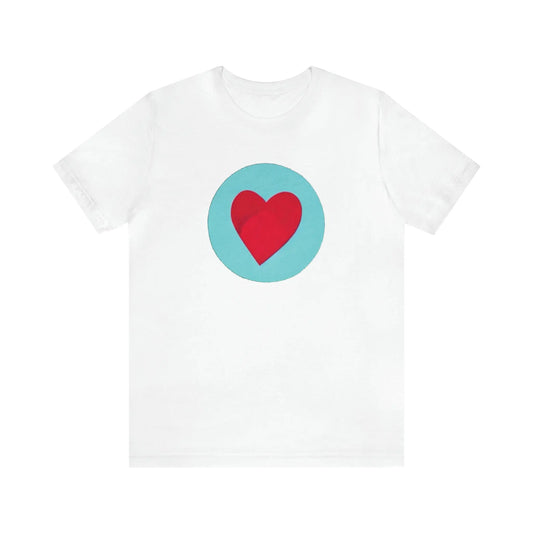 Art Heart Valentine's Day T-shirt, Womens Tee - HolidAI Prints